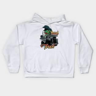 Monster Haul Truck Kids Hoodie